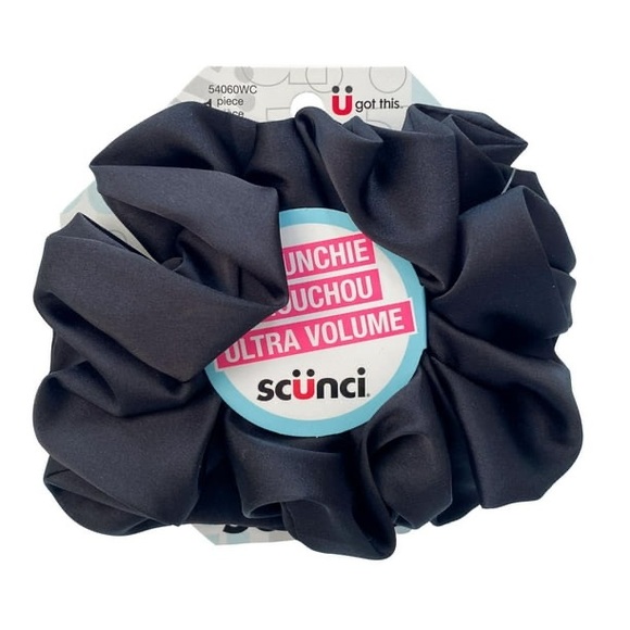 NWT Scunci Oversized Black Ultra-Volume Scrunchie - Picture 1 of 3